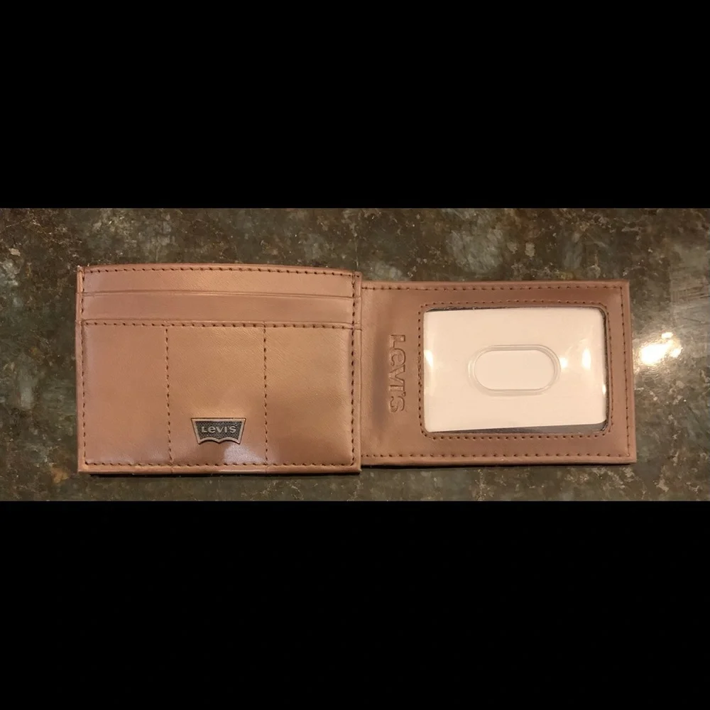 Levi’s Mens Small Magnetic Wallet, Brown, Brown Not Tan, NWOT, Never Used - Picture 5 of 11